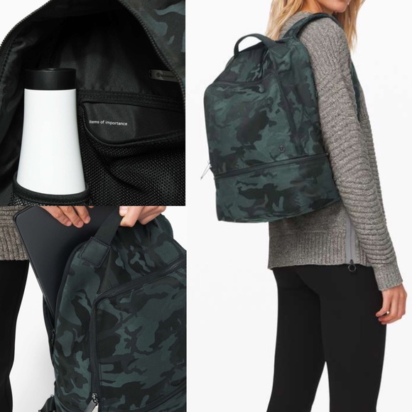 lululemon camo backpack